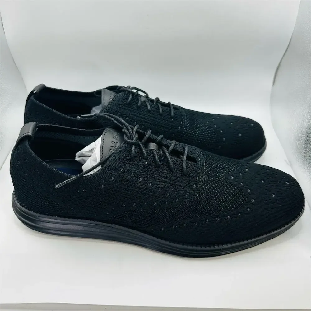 Cole Haan ØriginalGrand Wingtip Oxford Dress Shoes Black Men's Size 12
